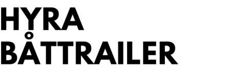 Hyra Båttrailer